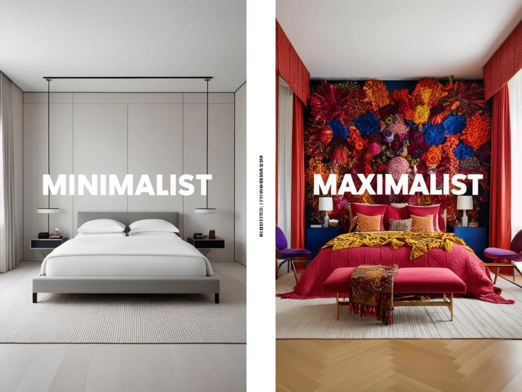 habitacion minimalista vs maximalista letras gd- habitacion minimalista vs maximalista